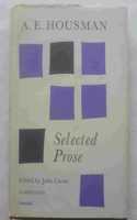 A. E. Housman: Selected Prose