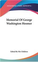 Memorial Of George Washington Hosmer