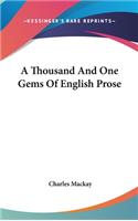 Thousand And One Gems Of English Prose