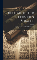 Die Elemente Der Lettischen Sprache