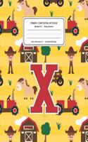 Primary Composition Notebook Grades K-2 Story Journal X