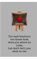 The Best Teachers Are Those That Show You Where to Look, But Don't Tell You What to See