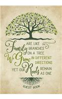 Family Reunion Guest Book - Family Roots