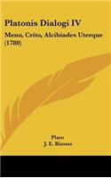 Platonis Dialogi IV