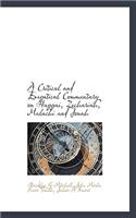 A Critical and Exegetical Commentary on Haggai, Zechariah, Malachi and Jonah