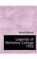 Legenda of Wellesley College 1922