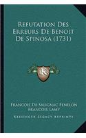 Refutation Des Erreurs De Benoit De Spinosa (1731)