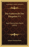Das Gutterrecht Der Ehegatten V1
