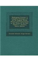 Shakespeare-Lexicon: A Complete Dictionary of All the English Words, Phrases and Constructions in the Works of the Poet, Volume 2