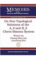 On Non-Topological Solutions of the A_2 and B_2 Chern-Simons System