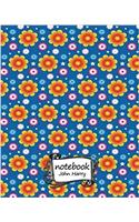Notebook Summer Flowers Pattern
