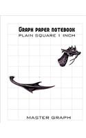 Graph Paper Notebook: 100 Pages Plain Graph 1 Inch