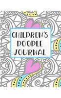 Children's Doodle Journal: Blank Doodle Draw Sketch Book