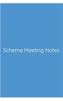 Scheme Meeting Notes Notebook