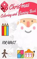 Christmas Coloring and Gaming Book for Adult