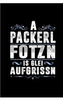 A Packerl Fotzn Is Glei Aufgrissn