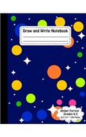 Draw and Write Notebook: Primary Journal Composition Notebook - Notebook with Dotted Lined Sheets - Handwriting Practice Paper for Kids Grade 2(8 Write and Draw with Amber)