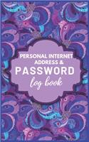Personal Internet Address & Password Logbook: Password & Username Keeper, Password Book Small, Password Log Book & Internet Password Organizer, Alphabetical Password Book, Password Organizer To (3 Personal Internet Address & Password Logbook Keeper)
