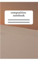 Composition Notebook: Simple Notebook - Take Note - Travel Journal - Diary - Gift (110 Pages, Lined, 6 x 9)