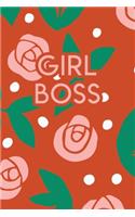 Girl Boss: 110 Blank Lined College Ruled Journal for Women