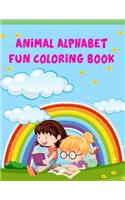 Animal Alphabet Fun Coloring Book