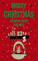 Merry christmas coloring book for kids.