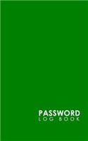 Password Log Book: Internet Password And Log Book, Password Log, Password Book Alphabetical, User Id And Password Book, Minimalist Green Cover