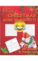 Epic Christmas Word Search Vol.11: 40 Large Print Puzzles (Christmas Book)