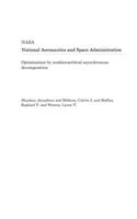 Optimization by Nonhierarchical Asynchronous Decomposition