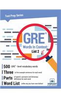 GRE Words In Context