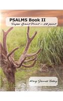 PSALMS Book II Super Giant Print - 28 point: King James Today