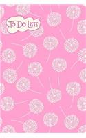 To-Do List Notebook Dandelions Pattern 7