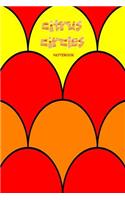 Citrus Circles Notebook