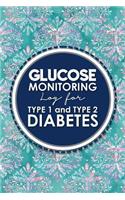 Glucose Monitoring Log for Type 1 and Type 2 Diabetes: Blood Glucose Log Book, Daily Blood Sugar Log, Diabetic Log Books, Hydrangea Flower Cover(39 Glucose Monitoring Log for Type 1 and Type 2 Diabetes)