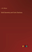 Solid Geometry and Conic Sections