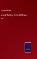 Lives of the Prime Ministers of England