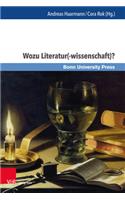 Wozu Literatur(-Wissenschaft)?