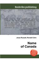 Name of Canada