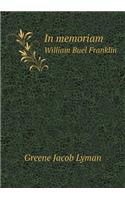 In memoriam William Buel Franklin