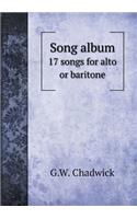 Song album 17 songs for alto or baritone