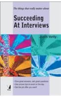 Succeeding At Interviews (The Things That Really Matter About)