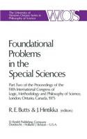 Foundational Problems in the Special Sciences