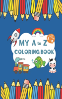 My A to Z Coloring Book