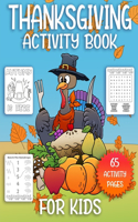 Thanksgiving Activity Book For Kids