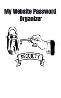 My Website Password Organizer: Password Book Organizer Alphabetical