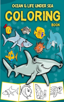 Ocean & Life under Sea Coloring Book