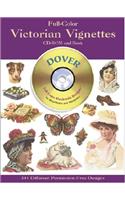 Full-Color Victorian Vignettes CD-ROM and Book
