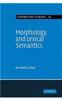 Morphology and Lexical Semantics