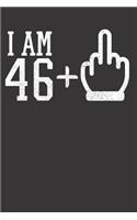 46 Birthday Midelfinger Notebook Journal
