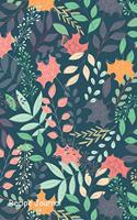 Recipe Journal: Write in Blank Cookbook with Autumn Floral Decorative Elements